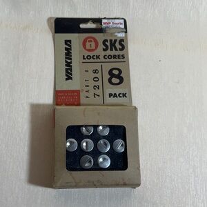 Set of 8 Yakima SKS Lock Cores #7208 Same Key System